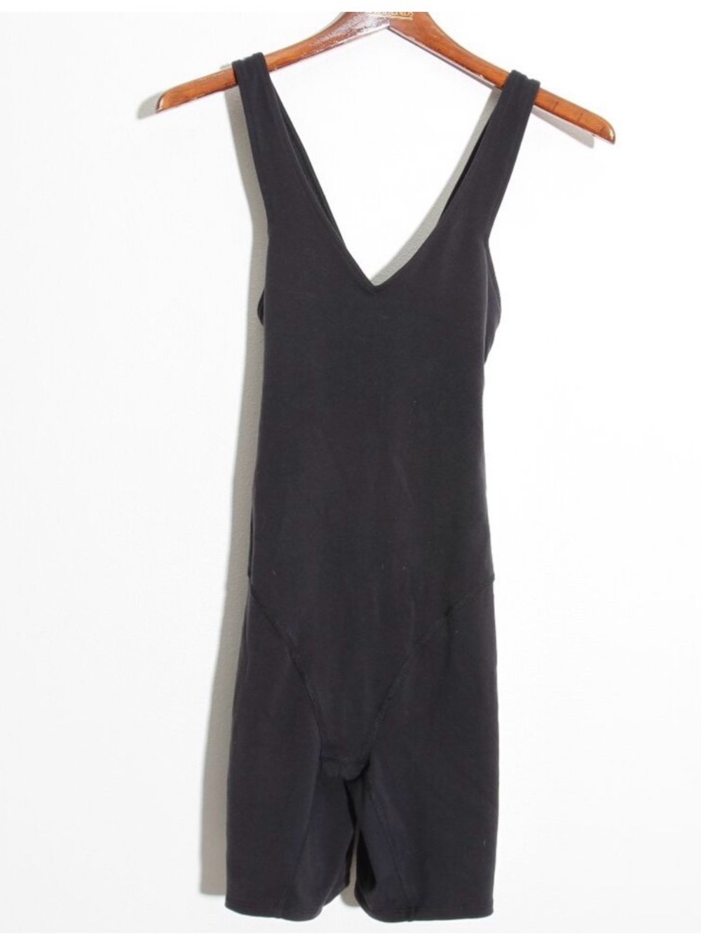 ALO Yoga Airbrush Real Onesie Romper Bodysuit Biker Short Criss Cross Size Small - Picture 3 of 9